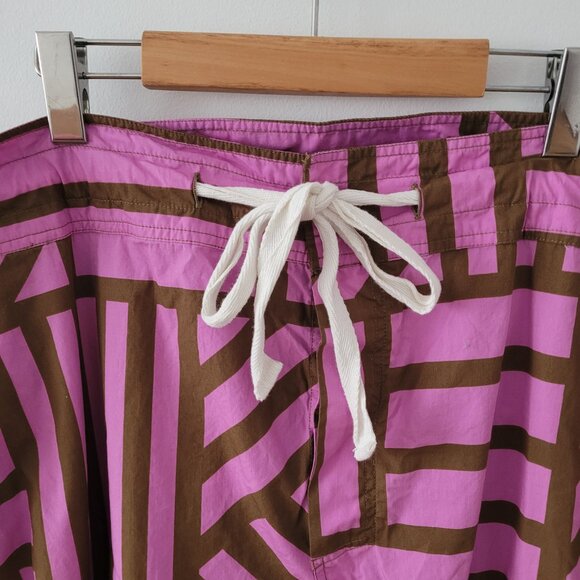 "Irregular Sleep Pattern" High-Waisted 100% Organic Cotton Pyjama Pants-Size 2XL - Picture 5 of 10